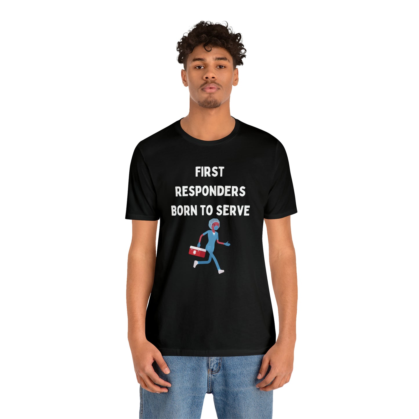 First Responders, Born to Serve Unisex Jersey Short Sleeve Tee