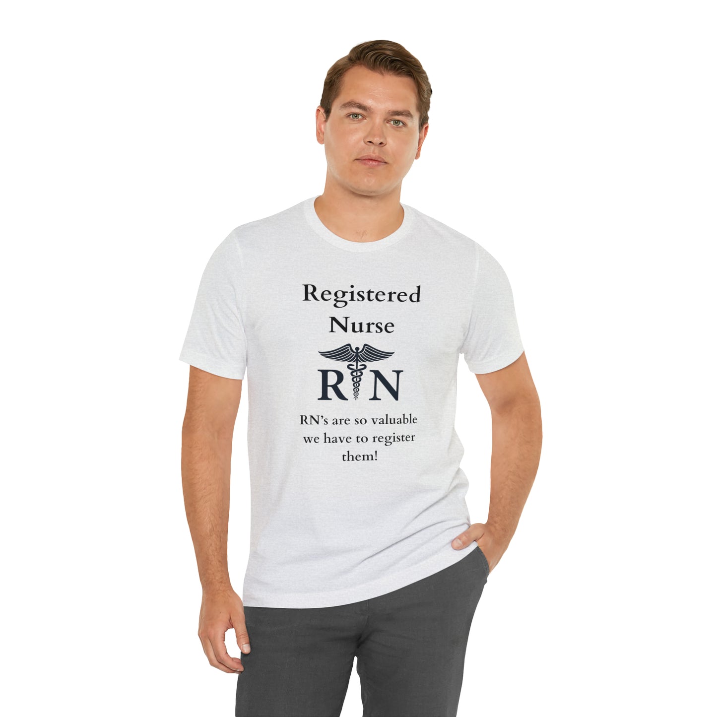 Registered Nurse Unisex Jersey Short Sleeve Tee