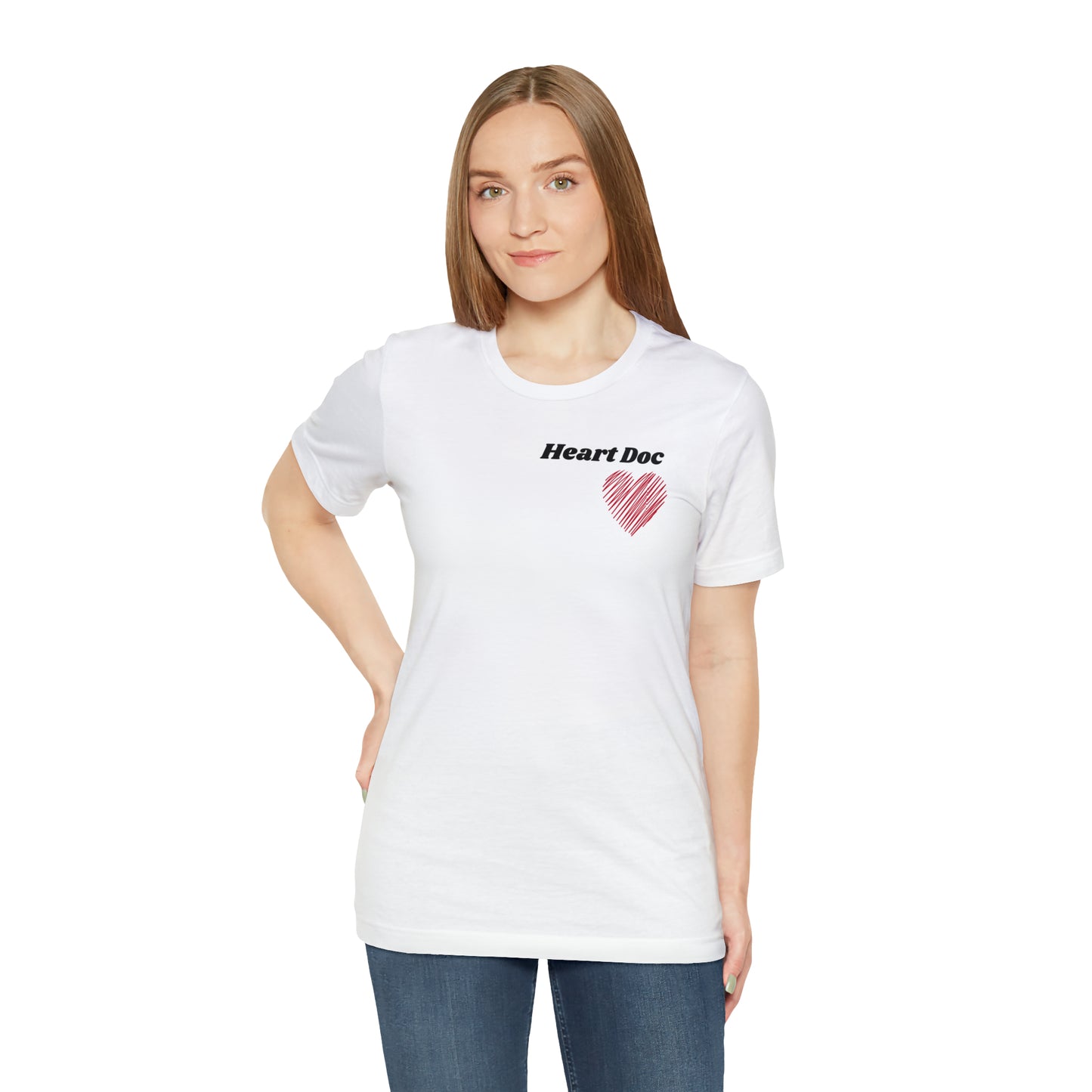 Heart Doc Cardiologist PhysicianUnisex Jersey Short Sleeve Tee
