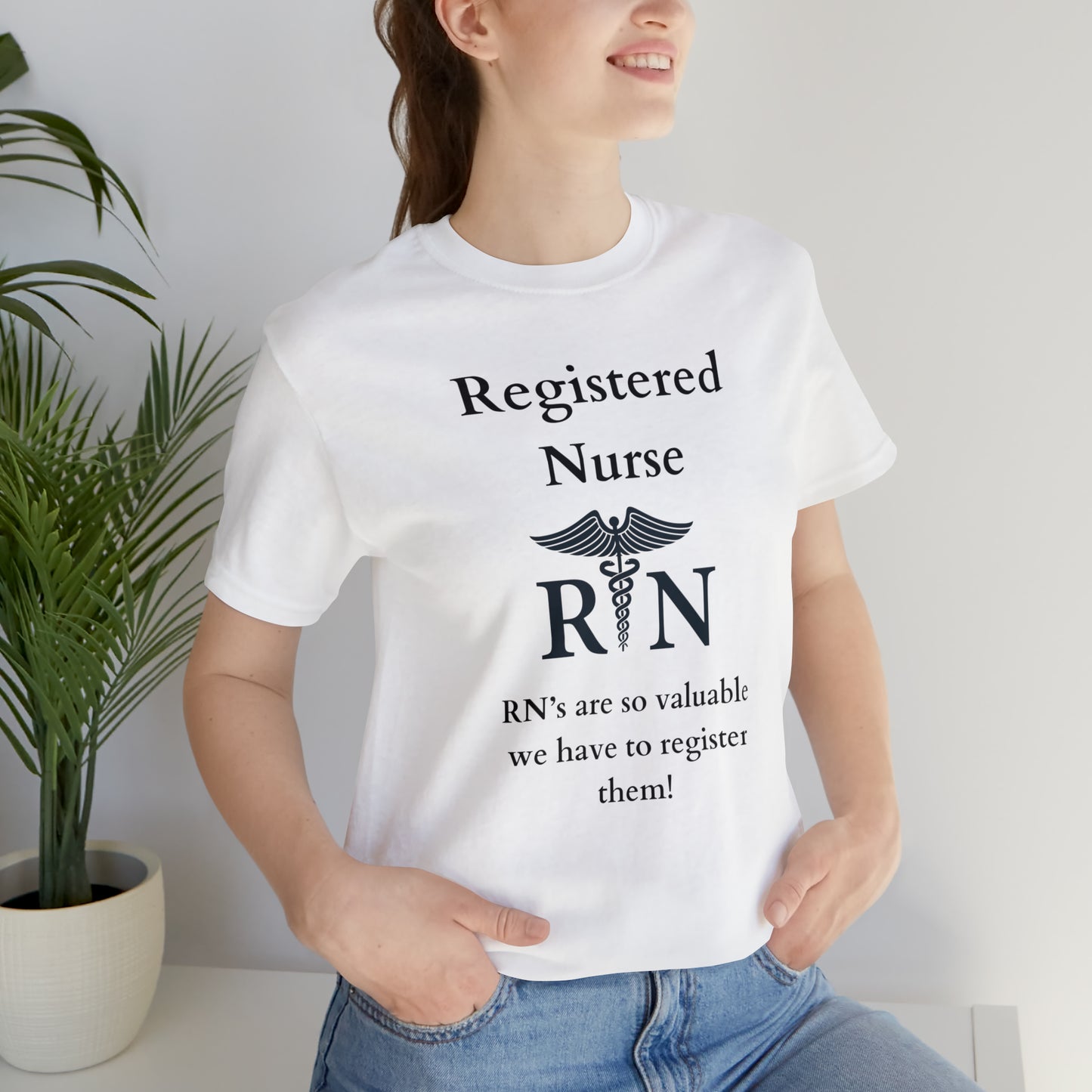 Registered Nurse Unisex Jersey Short Sleeve Tee