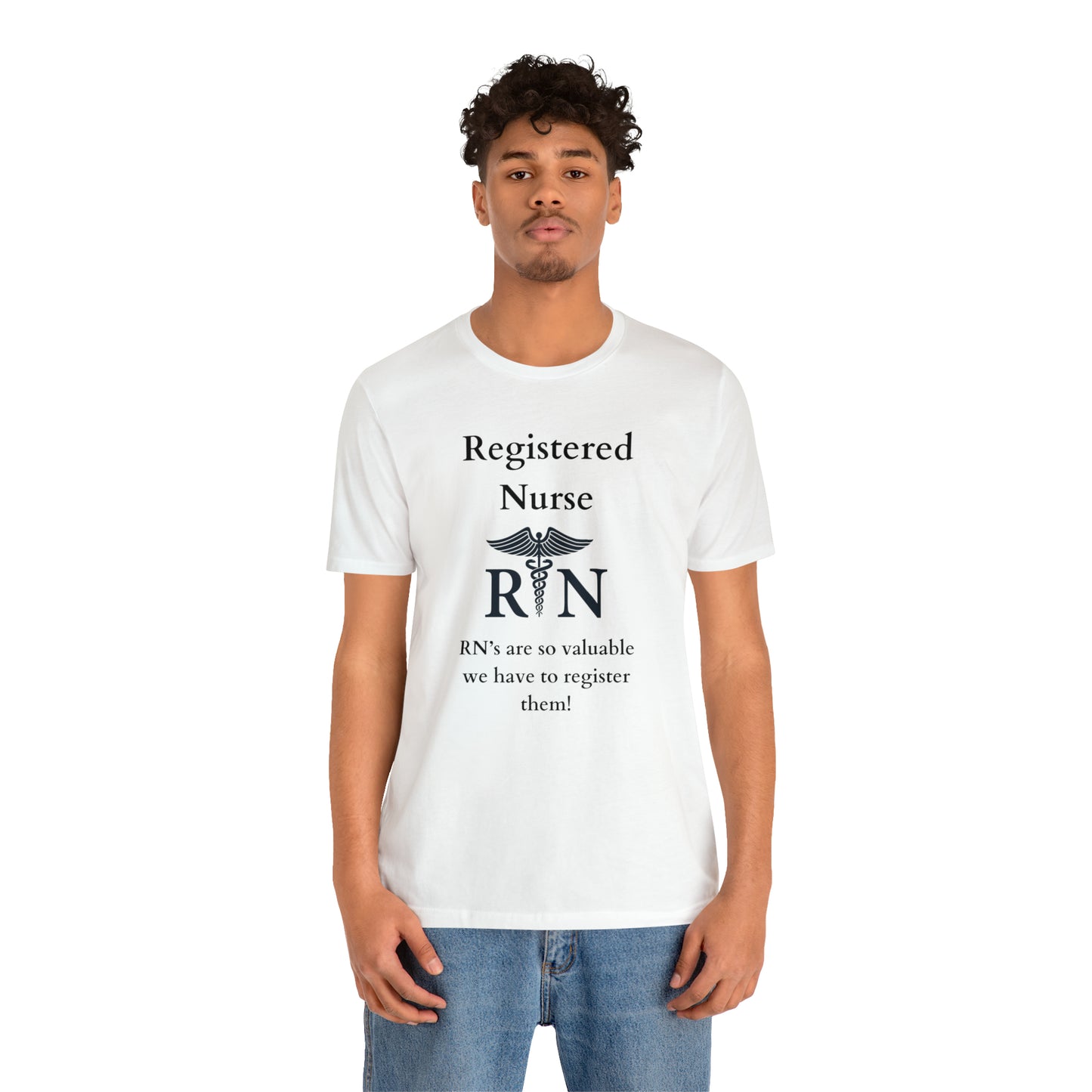 Registered Nurse Unisex Jersey Short Sleeve Tee
