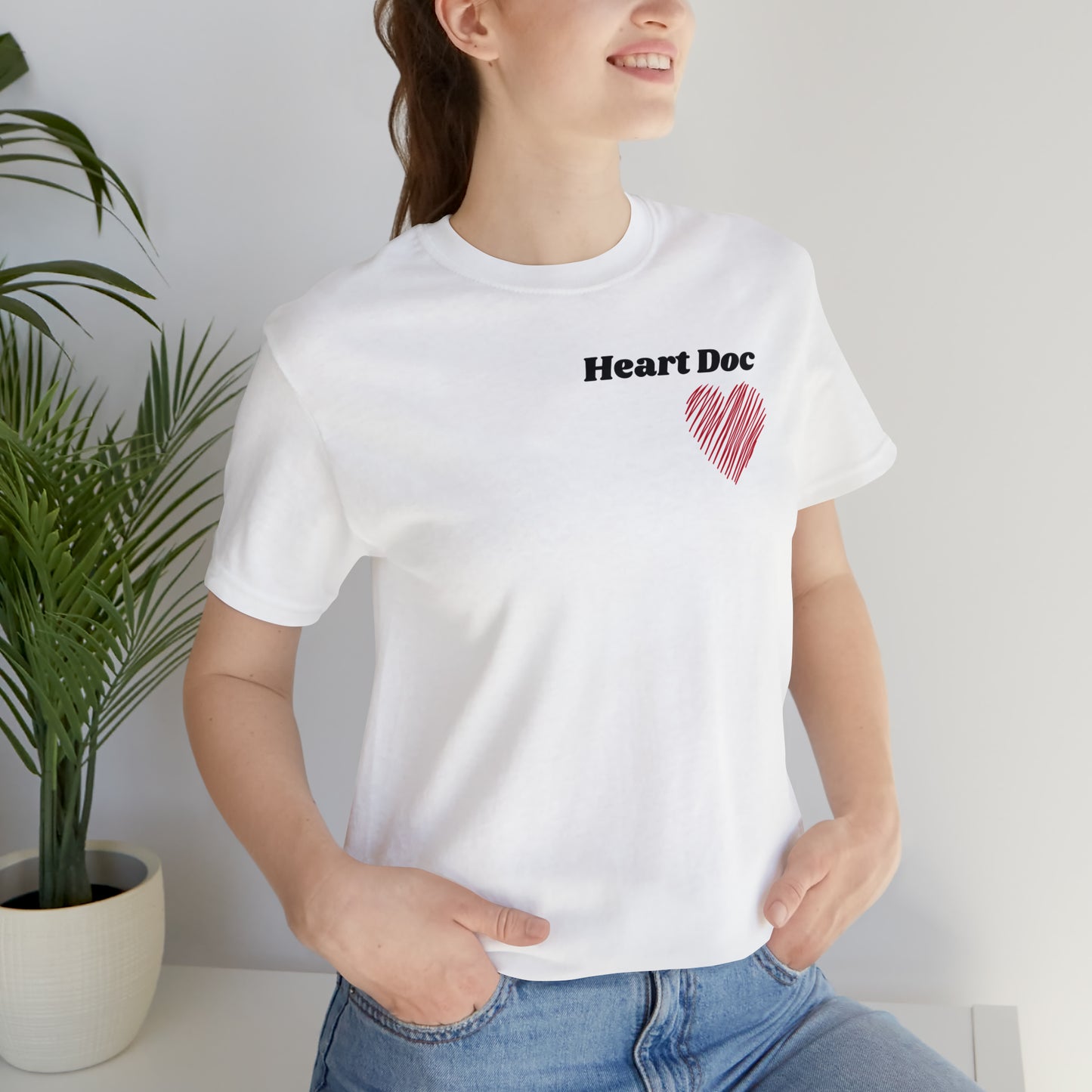 Heart Doc Cardiologist PhysicianUnisex Jersey Short Sleeve Tee