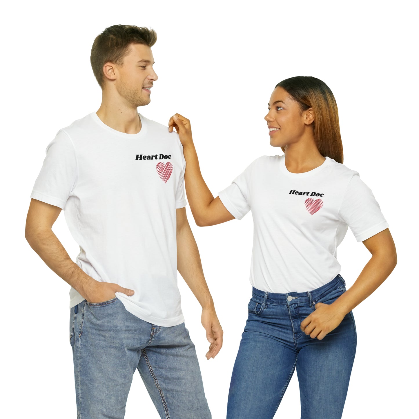 Heart Doc Cardiologist PhysicianUnisex Jersey Short Sleeve Tee
