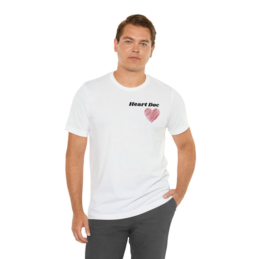 Heart Doc Cardiologist PhysicianUnisex Jersey Short Sleeve Tee