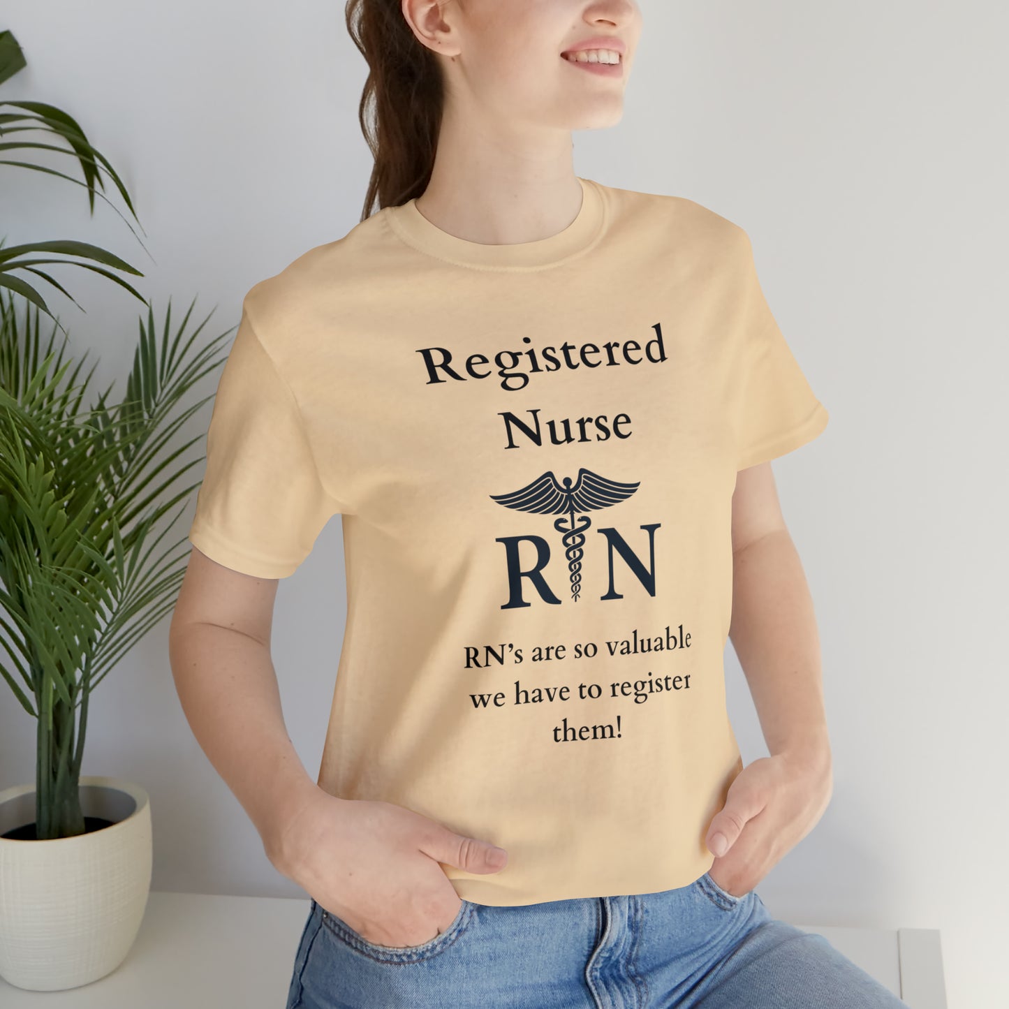 Registered Nurse Unisex Jersey Short Sleeve Tee