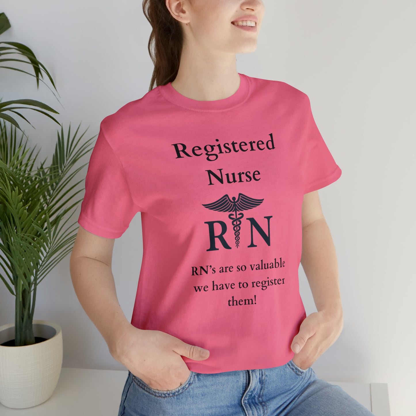 Registered Nurse Unisex Jersey Short Sleeve Tee