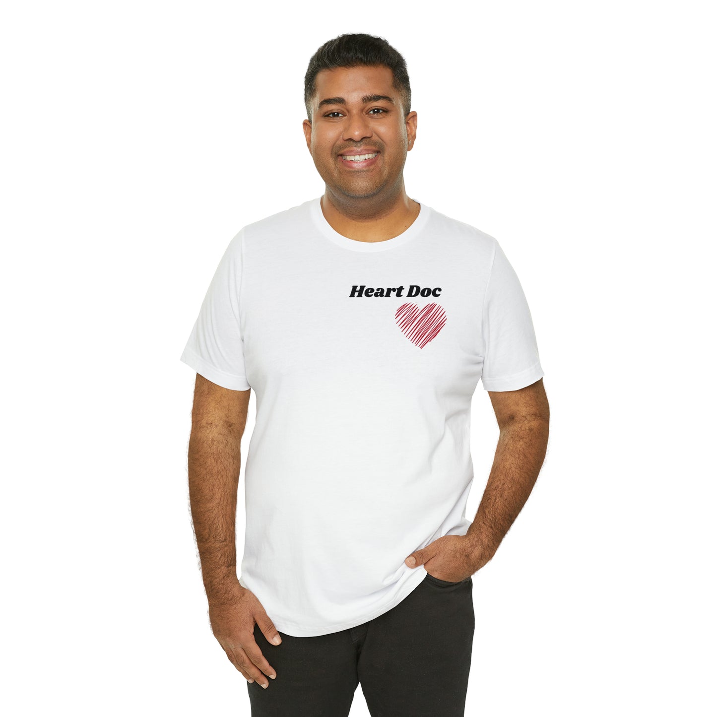 Heart Doc Cardiologist PhysicianUnisex Jersey Short Sleeve Tee