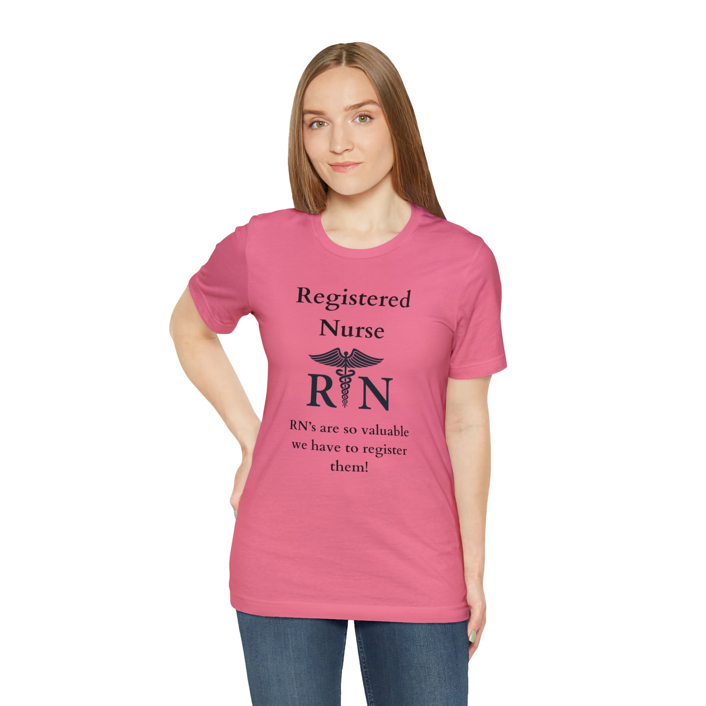 Registered Nurse Unisex Jersey Short Sleeve Tee