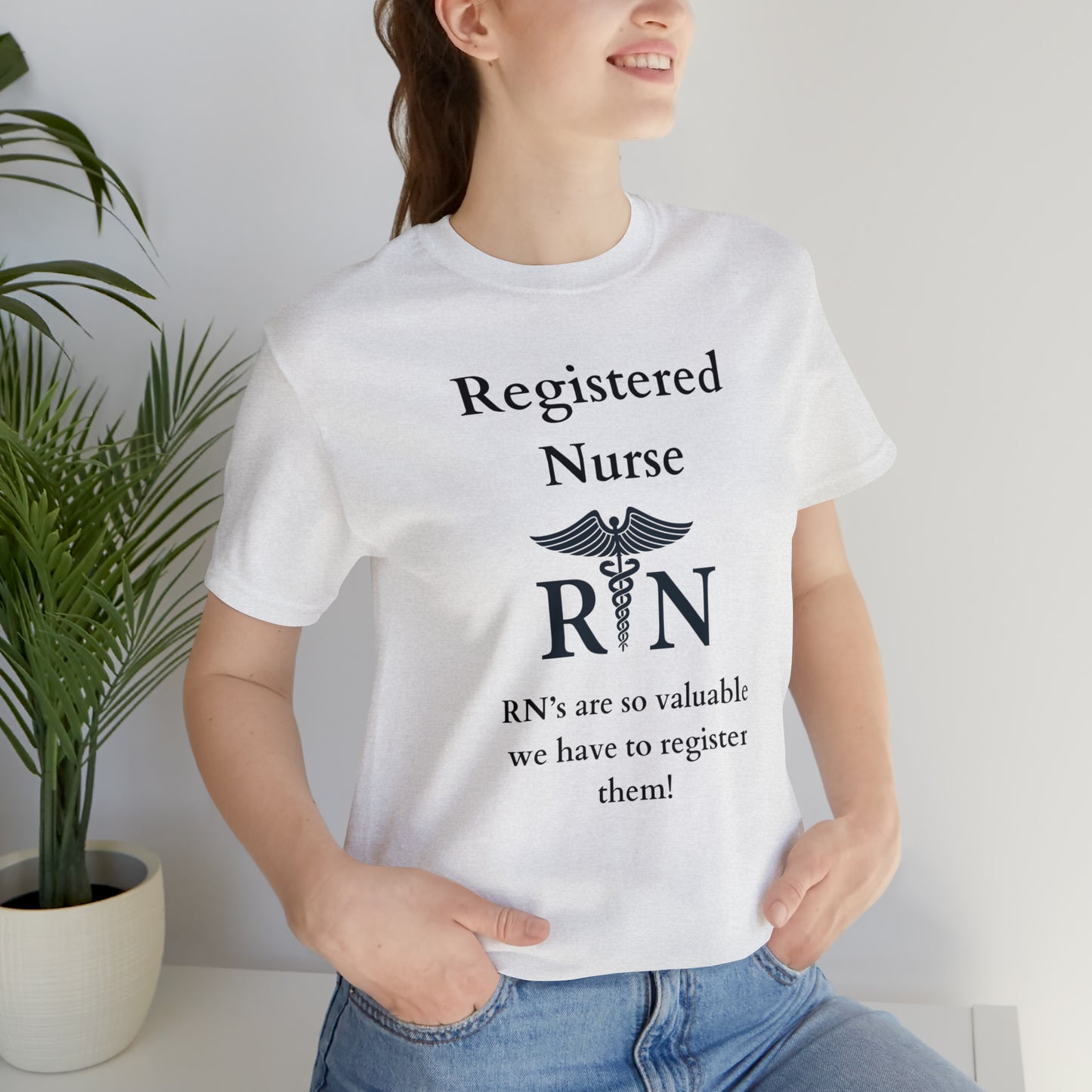 Registered Nurse Unisex Jersey Short Sleeve Tee