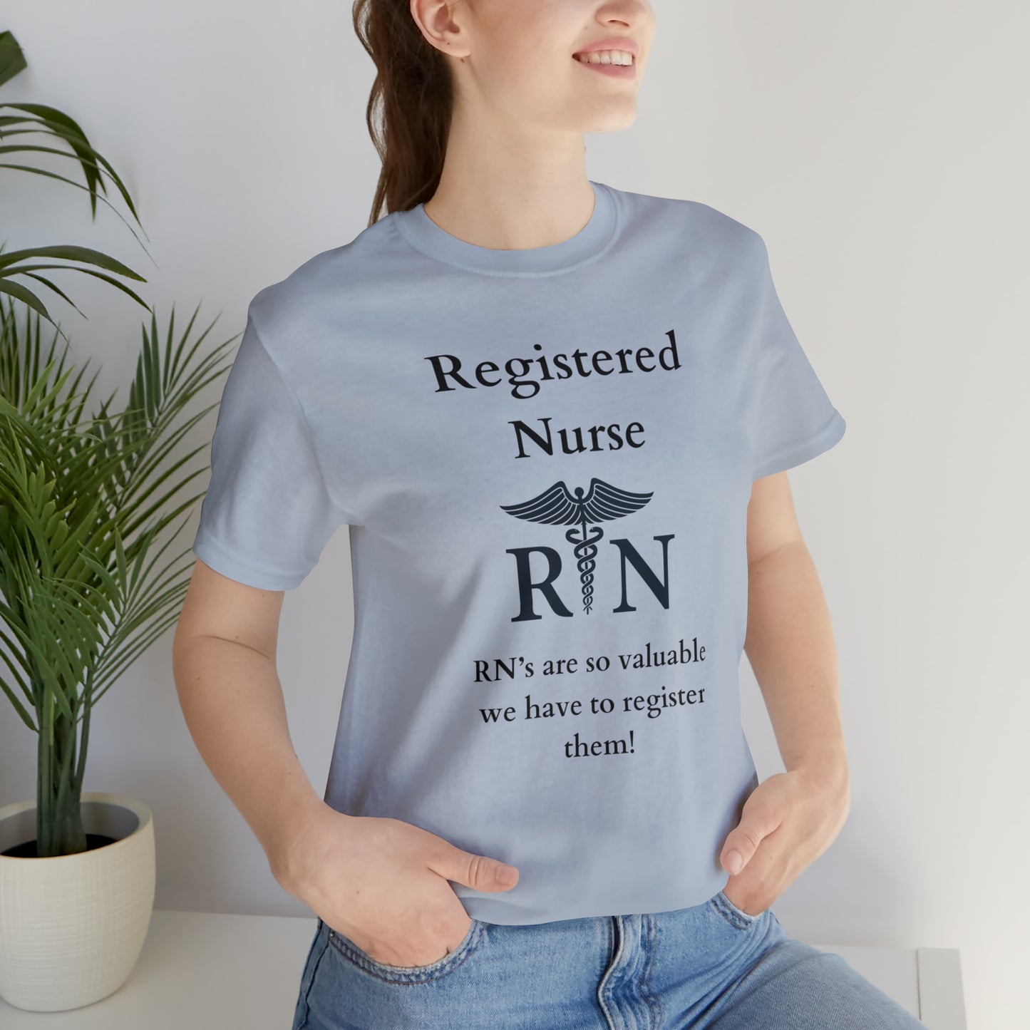 Registered Nurse Unisex Jersey Short Sleeve Tee