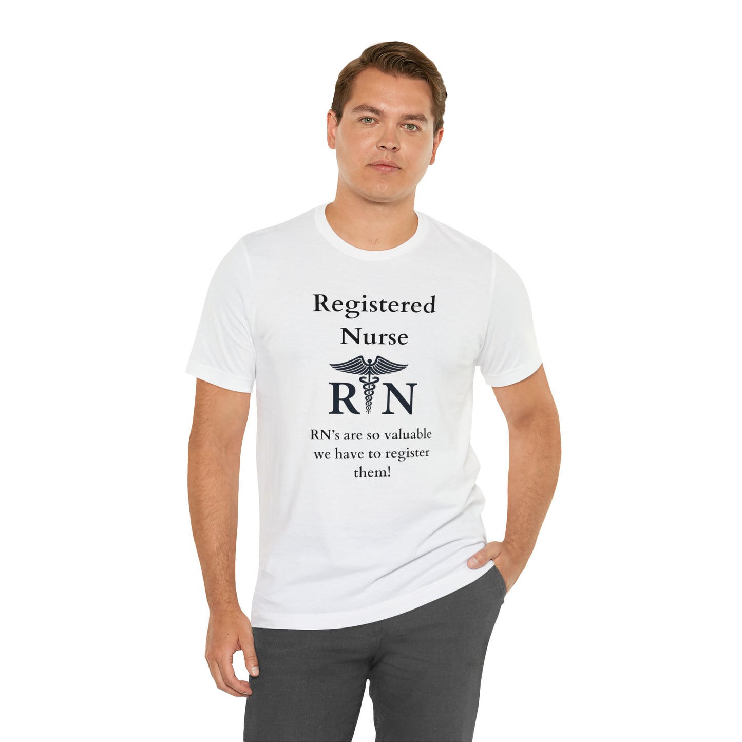 Registered Nurse Unisex Jersey Short Sleeve Tee
