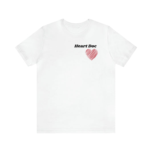 Heart Doc Cardiologist PhysicianUnisex Jersey Short Sleeve Tee
