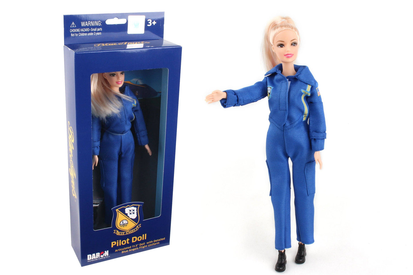 DA381 Blue Angels Doll Female  by Daron Toys SALE while supplies last Pilot