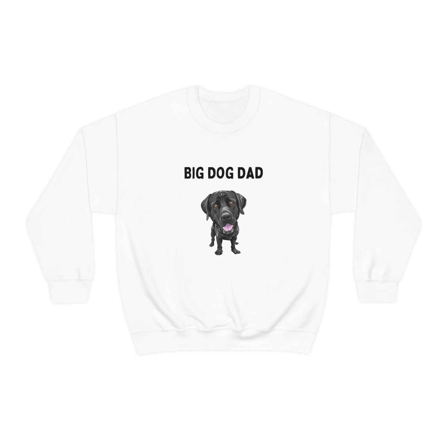 Big Dog Dad Unisex Heavy Blend™ Crewneck Sweatshirt