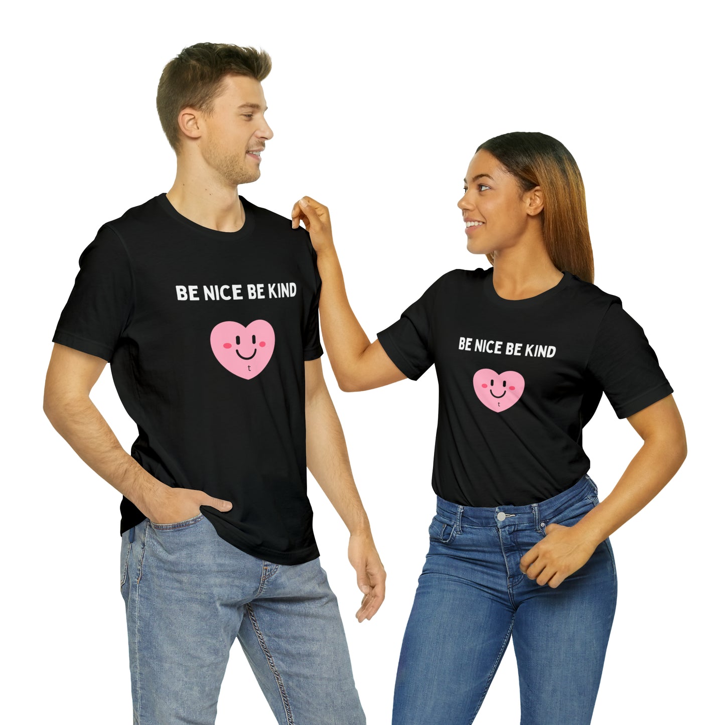 Be Nice, Be Kind Unisex Jersey Short Sleeve Tee