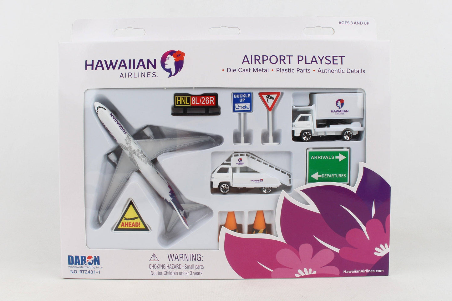 RT2431-1 Hawaiian Airlines Playset by Daron Toys