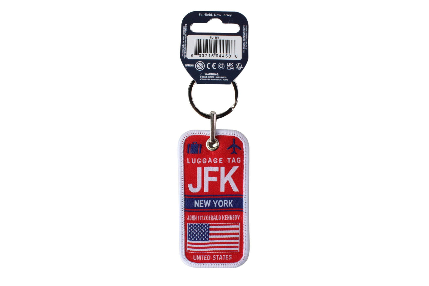 TL1351  AIRPORT KEYCHAINS JFK