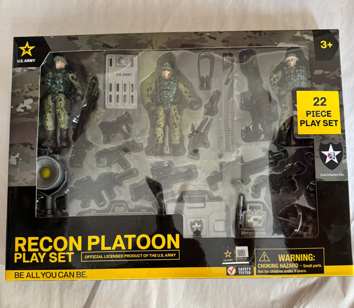 US Army Recon Platoon Playset 2nd Infantry Div.