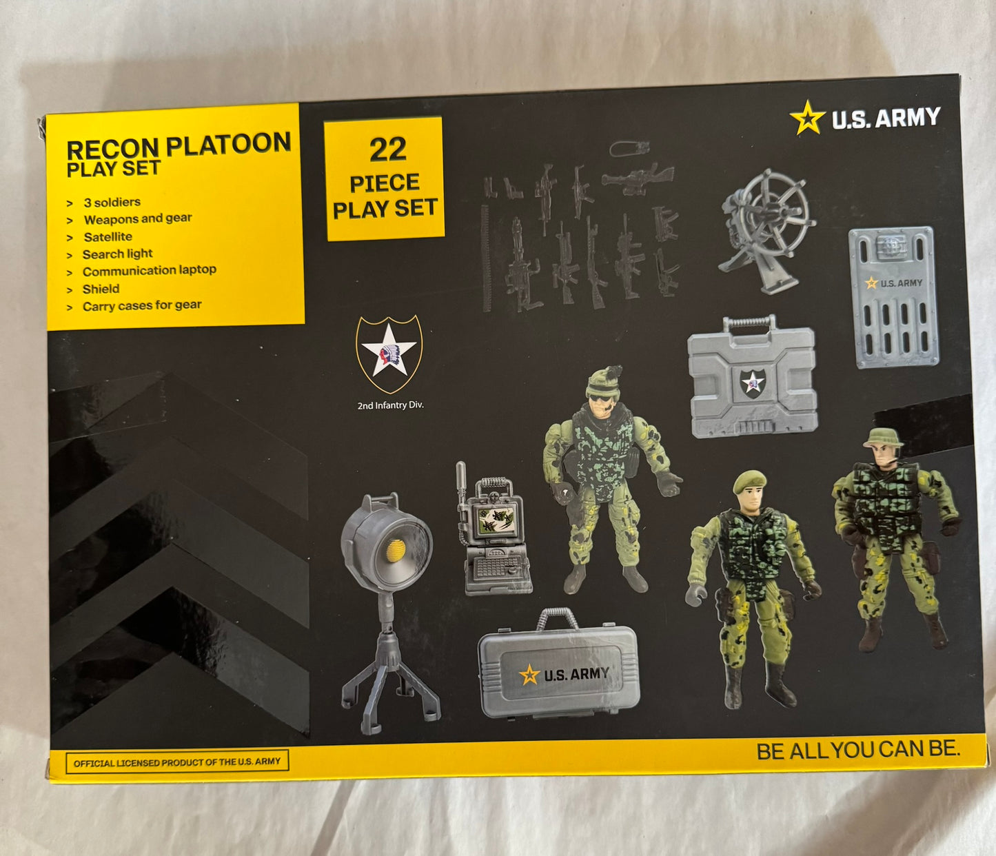 US Army Recon Platoon Playset 2nd Infantry Div.