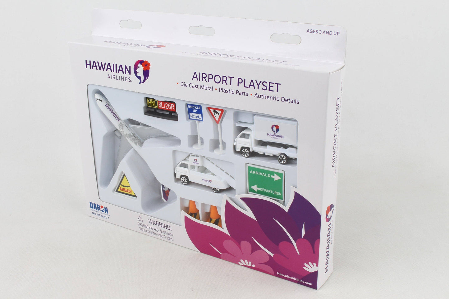 RT2431-1 Hawaiian Airlines Playset by Daron Toys