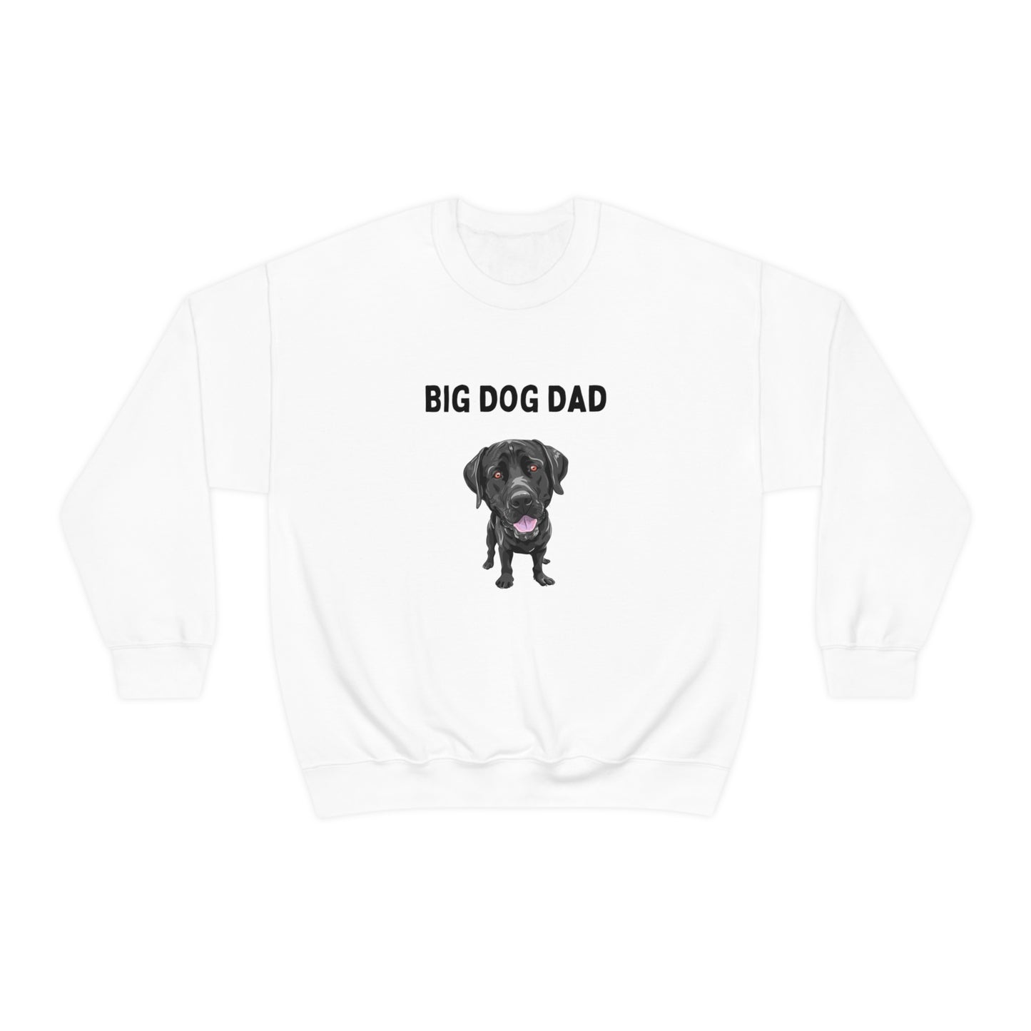 Big Dog Dad Unisex Heavy Blend™ Crewneck Sweatshirt