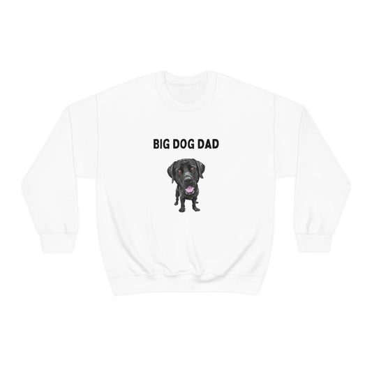 Big Dog Dad Unisex Heavy Blend™ Crewneck Sweatshirt