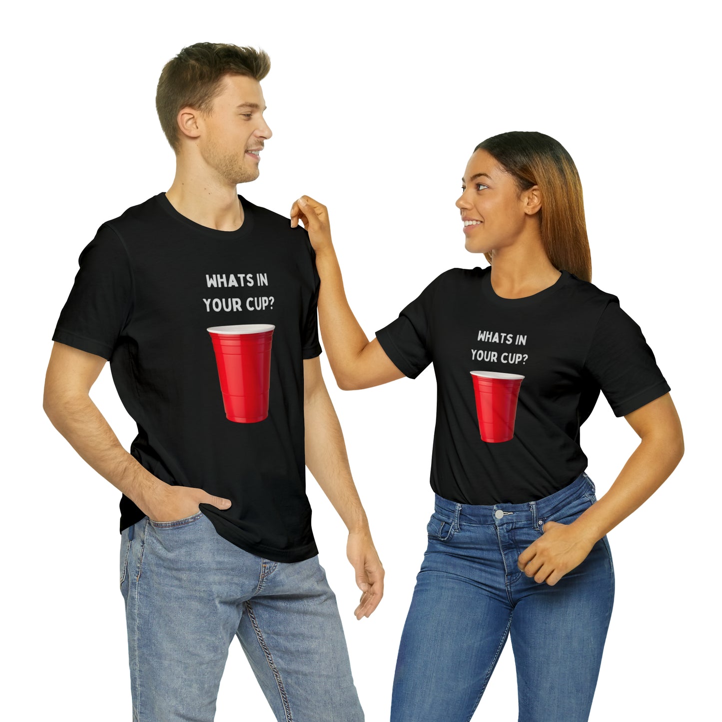 What's in your cup? Unisex Jersey Short Sleeve Tee