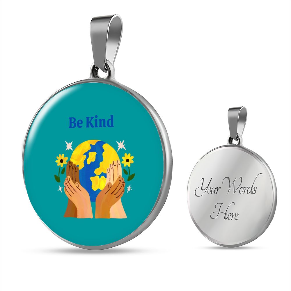 Be Kind Circle Necklace