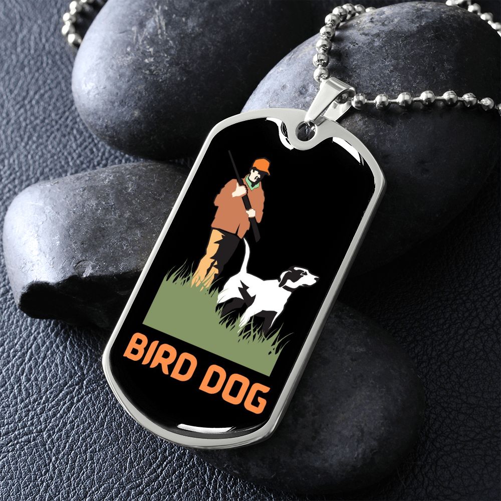 Bird Dog, Dog Tag Necklace
