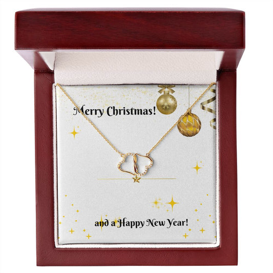 Merry Christmas Everlasting Love Necklace