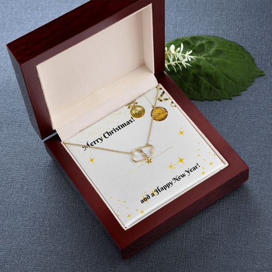 Merry Christmas Everlasting Love Necklace