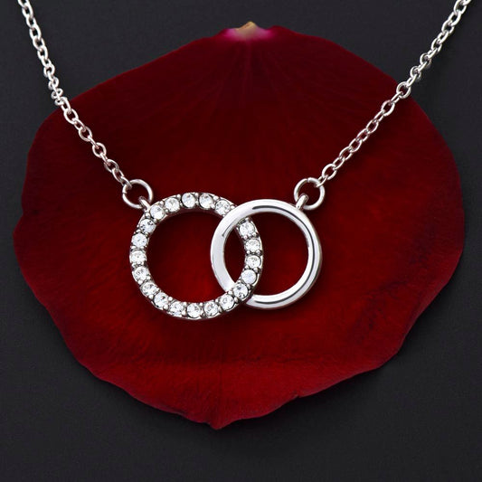 To My Wife Happy Anniversary Perfect Pair Necklace