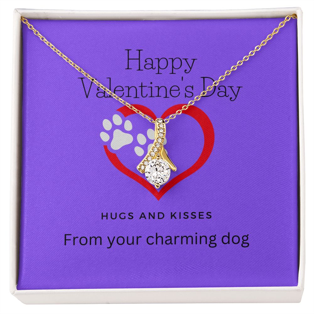 From your charming dog, alluring beauty necklace