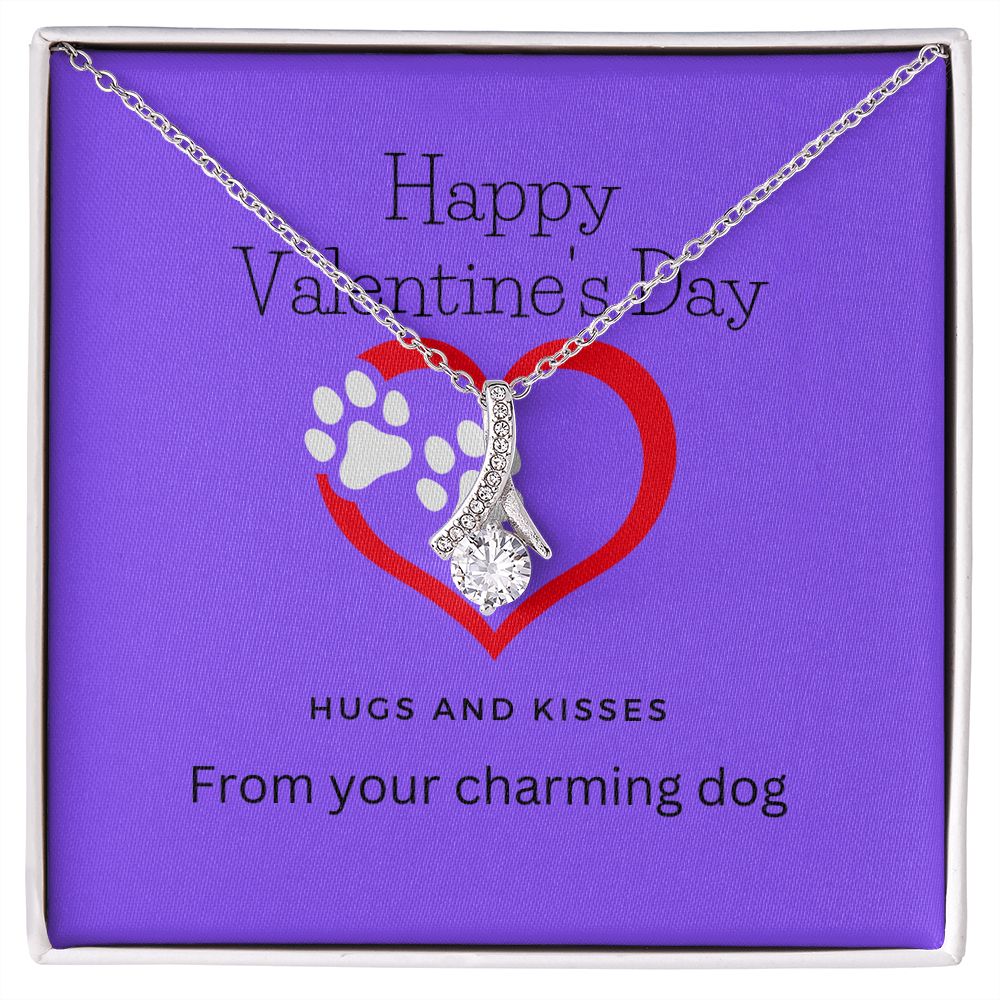 From your charming dog, alluring beauty necklace