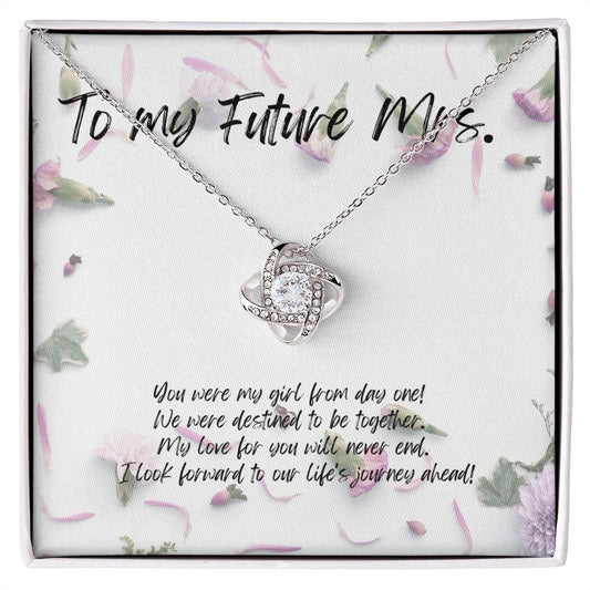 To my Future Mrs., Love Knot Necklace