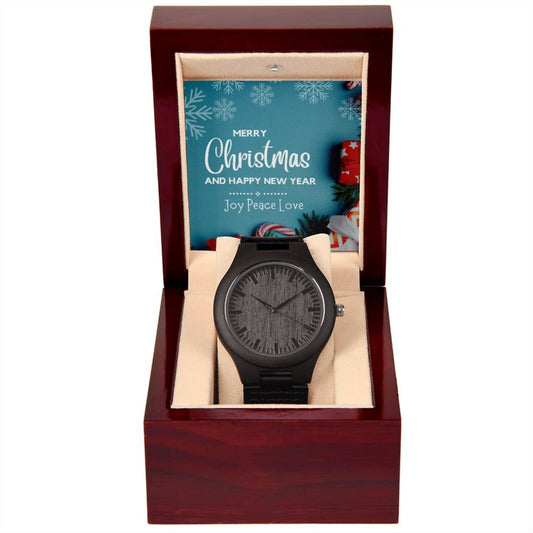 Merry Christmas, Wooden Watch