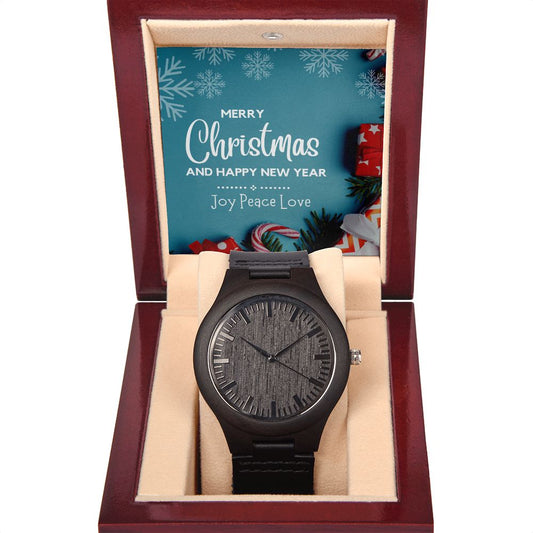 Merry Christmas, Wooden Watch