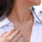 Happy Valentine's Day Delicate Heart Necklace